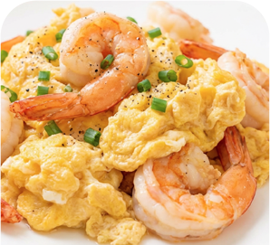 Foo Yung King Prawns